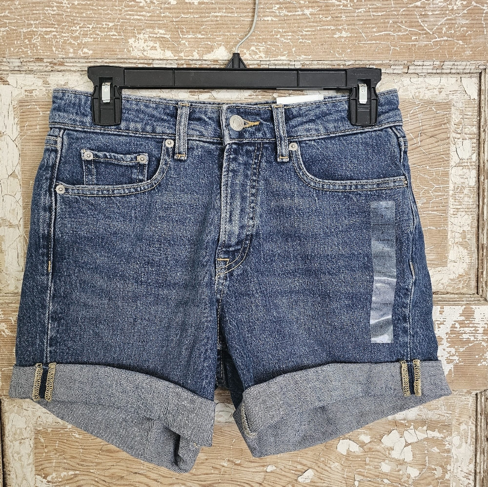 NWT Free Assembly Rolled Cuff Jean Shorts